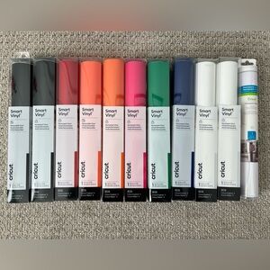 Cricut Vinyl Collection - lot of 11 BNIB vinyl